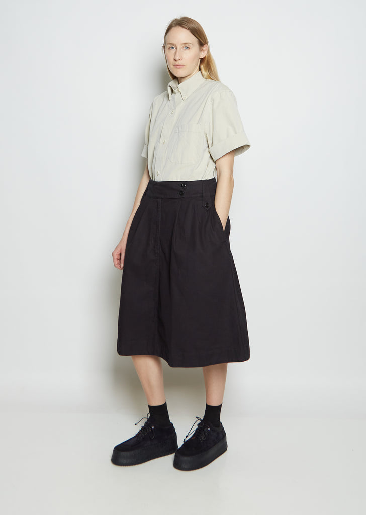 Cotton Twill Uniform Skirt