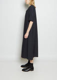 Cotton Twill Triple Pleat Dress