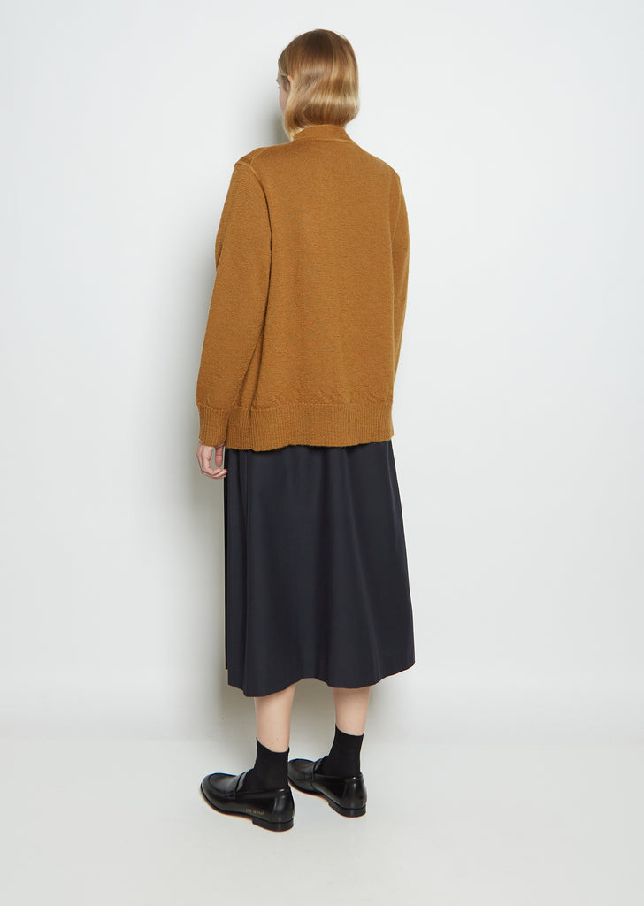 Wool Welt Pocket Cardigan