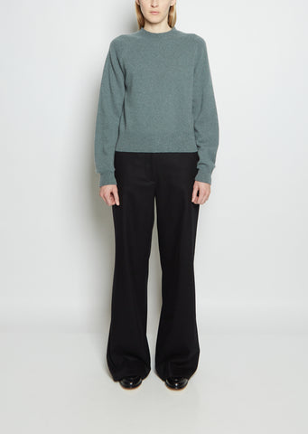 Short Classic Cashmere Crewneck — Loch
