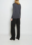 Merino Wool Turtleneck — Asphalt