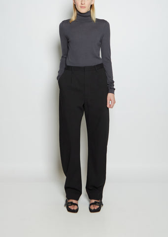 Merino Wool Turtleneck — Asphalt