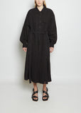 Two Pocket Cotton Gabardine Shirt Dress