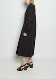 Two Pocket Cotton Gabardine Shirt Dress