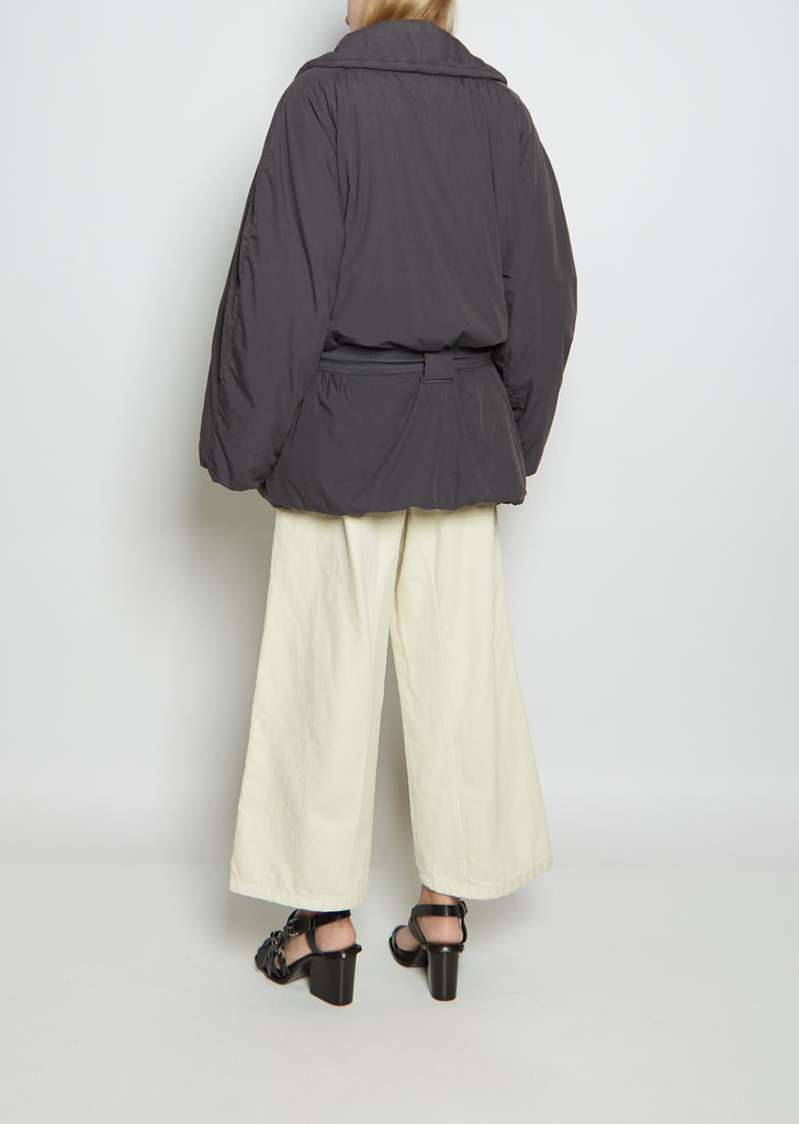 Wadded Short Cotton Trench