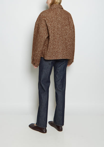 25SS AURALEE WOOL HERRINGBONE TIE アイボリー SUPER LIGHT WOOL TIE - AURALEE Official Website