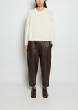 Deep Raglan Easy Sweater — Off White