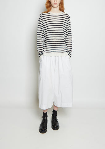 Petit Stripe Mohair Blend Sweater