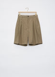 Pleated Suitpants Shorts
