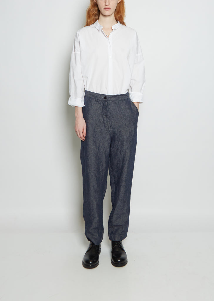 Jee Linen Denim Boyfriend Trouser