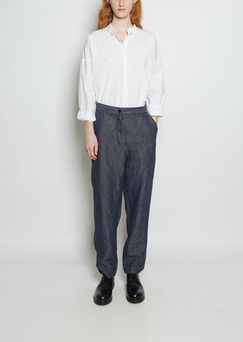 Jee Linen Denim Boyfriend Trouser