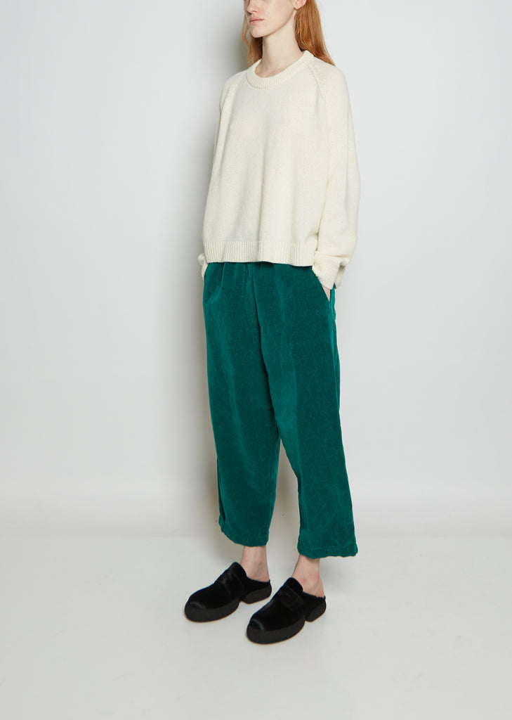 Tobba Cotton & Linen Velvet Worker Trouser