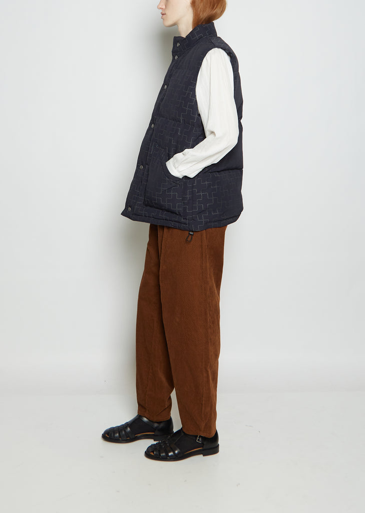 Printed Nylon Down Vest