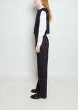 Recycled Wool & Cotton Buttoned Vest