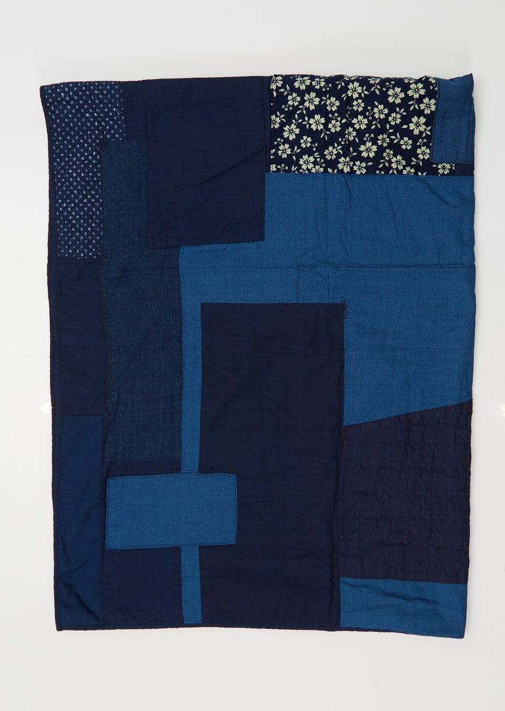 Indigo Patched Blanket