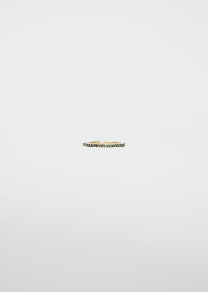 Thread Green Diamond Ring