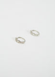 Diamond Rivulet Round Hoops