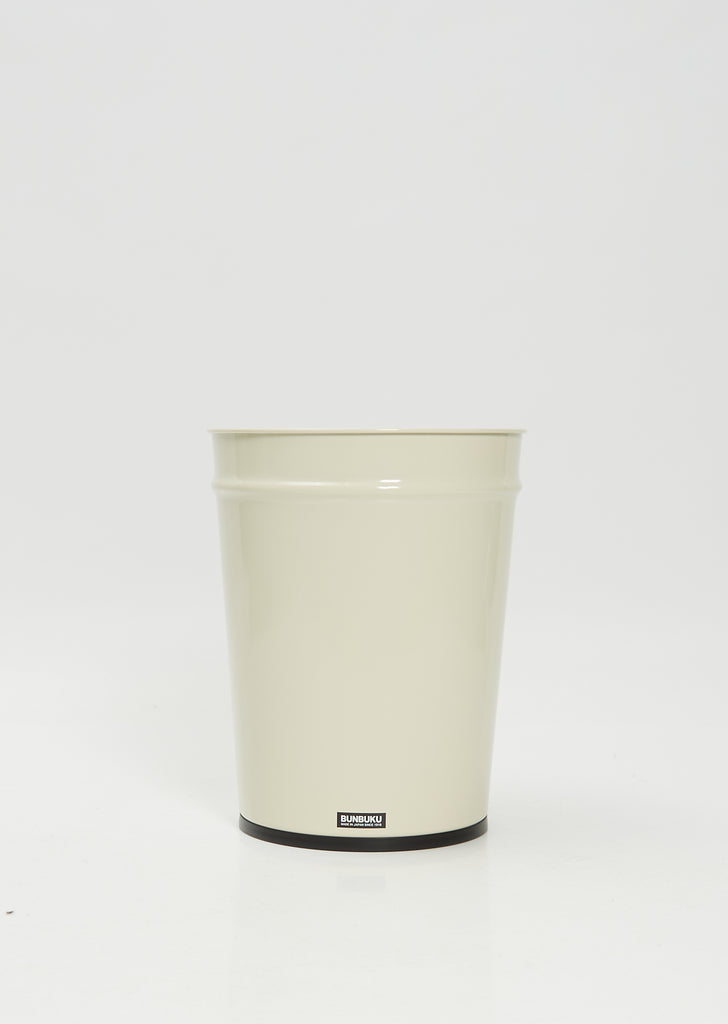 Large Waste Basket — Ivory