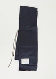 Dupion Silk Down Shawl — Navy