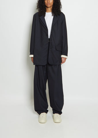 Oversized Wool Suit Jacket