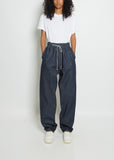 Denim Sweatpant Trouser