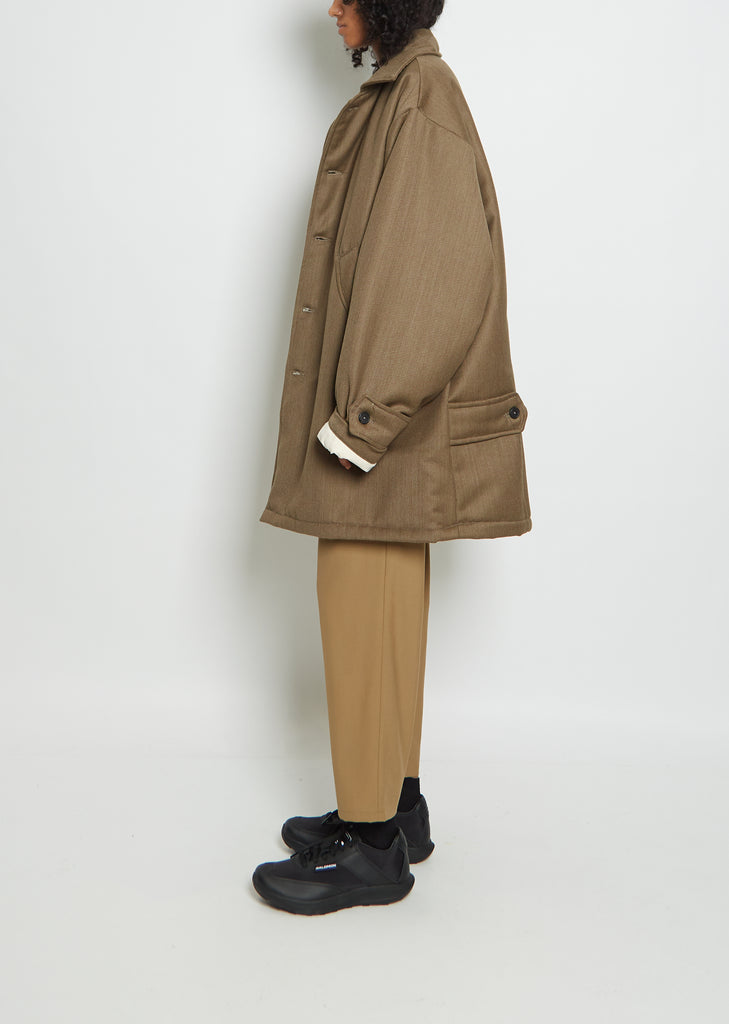 Wool Down Padded XXL Mac Jacket
