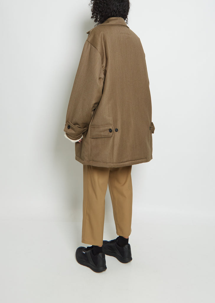 Wool Down Padded XXL Mac Jacket