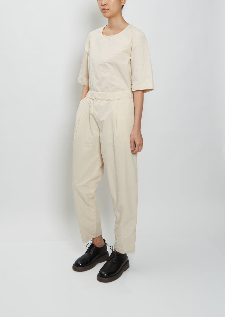 Verger Reversible Pant — Ivory/Beige