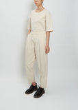 Verger Reversible Pant — Ivory/Beige