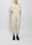 Verger Reversible Pant — Ivory/Beige