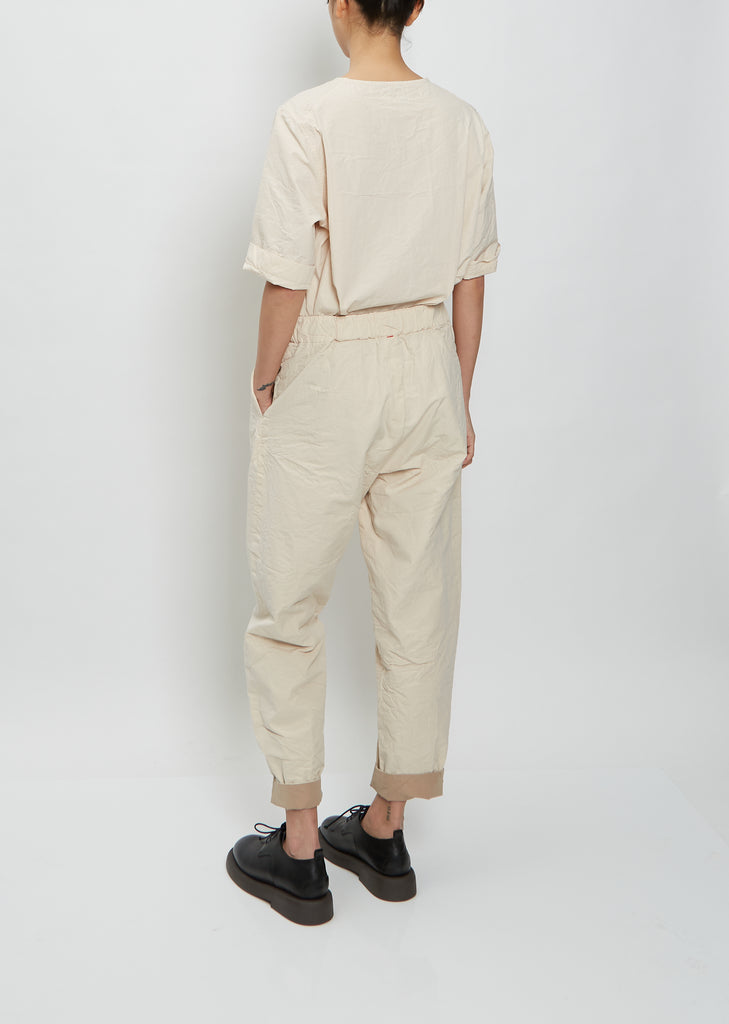 Verger Reversible Pant — Ivory/Beige