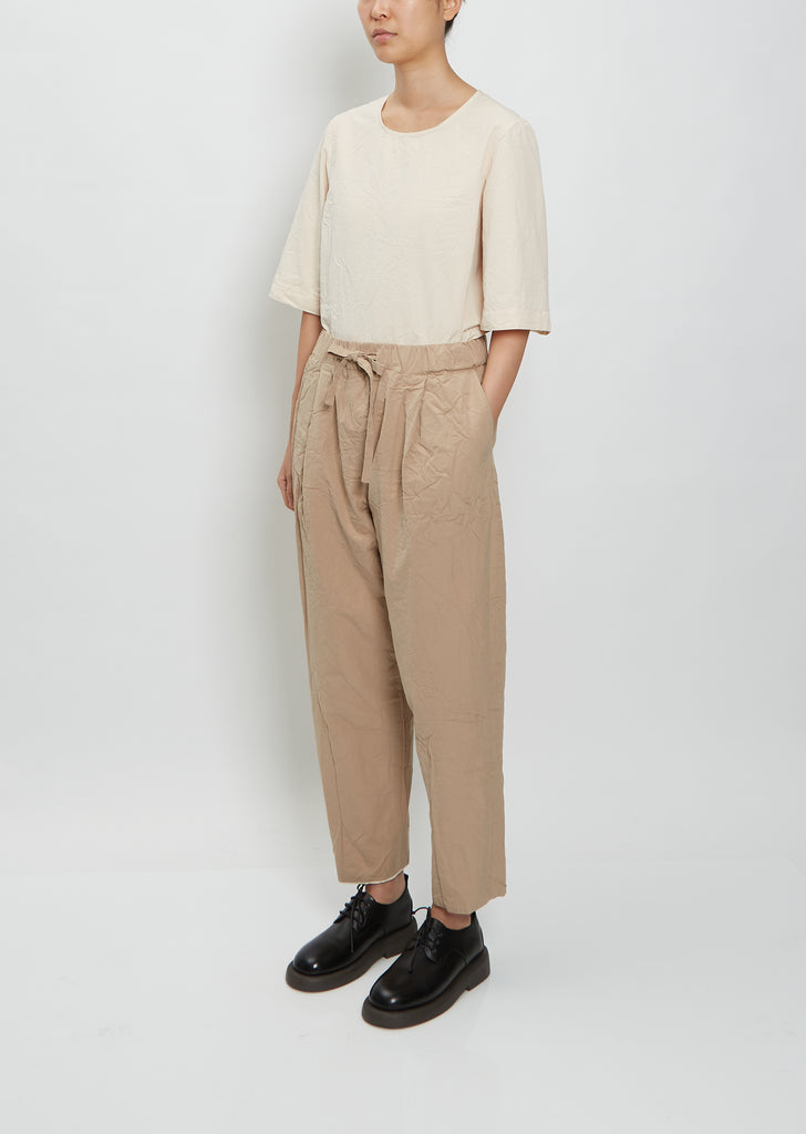 Verger Reversible Pant — Ivory/Beige