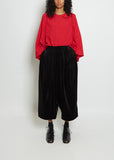 Velvet Balloon Pant