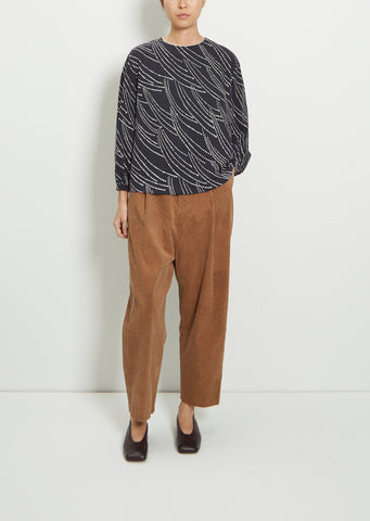 Wool Dot Wind Blouse