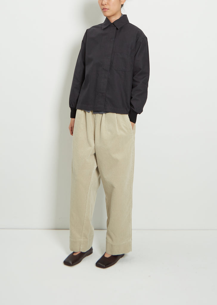 Cotton & Wool Army Overshirt