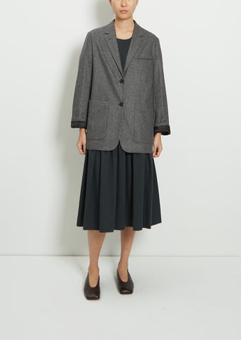 Wool Jet Pocket Blazer