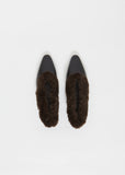 The Faux Fur Trim Ballerina