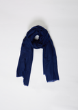 Cashmere Scarf — Denim Blue