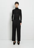 Deep Pleat Wool Trousers