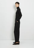 Deep Pleat Wool Trousers