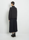 Merino Wool Rollneck — Carbon
