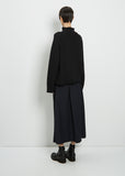 Merino Wool Rollneck — Black