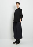 Merino Wool Rollneck — Black