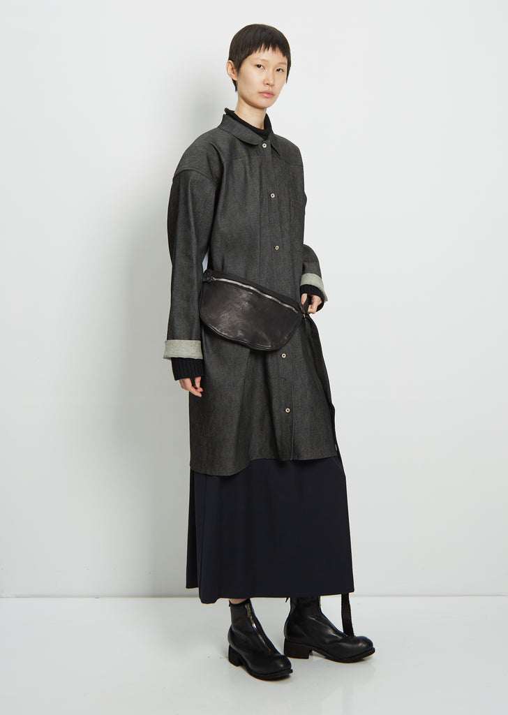 Small Leather Belt Bag