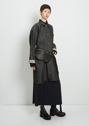 Small Leather Belt Bag