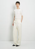 Paolo Wool & Silk Top — White