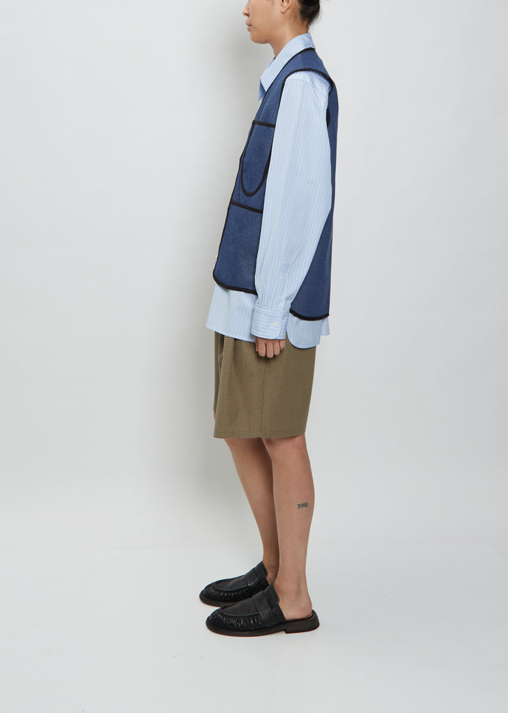 Zip Vest — Blue