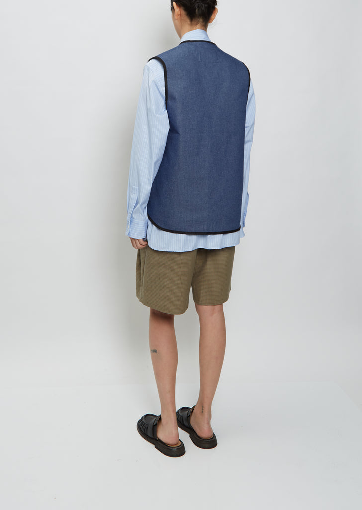 Zip Vest — Blue