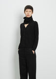 Wool & Cashmere Neck Warmer — Black
