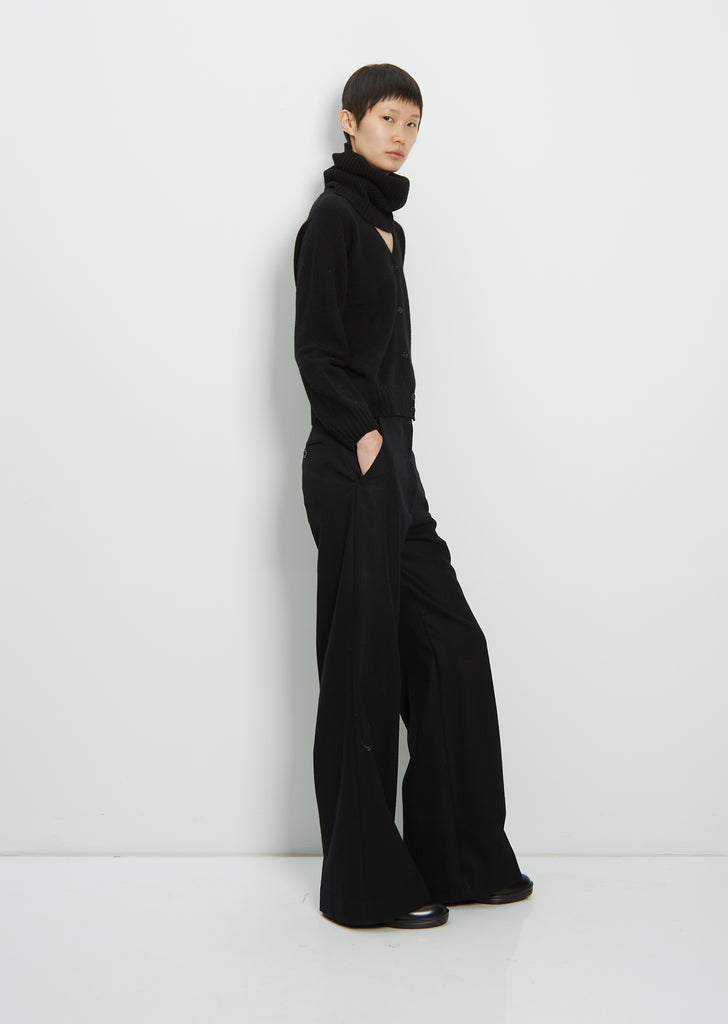 Wool & Cashmere Neck Warmer — Black